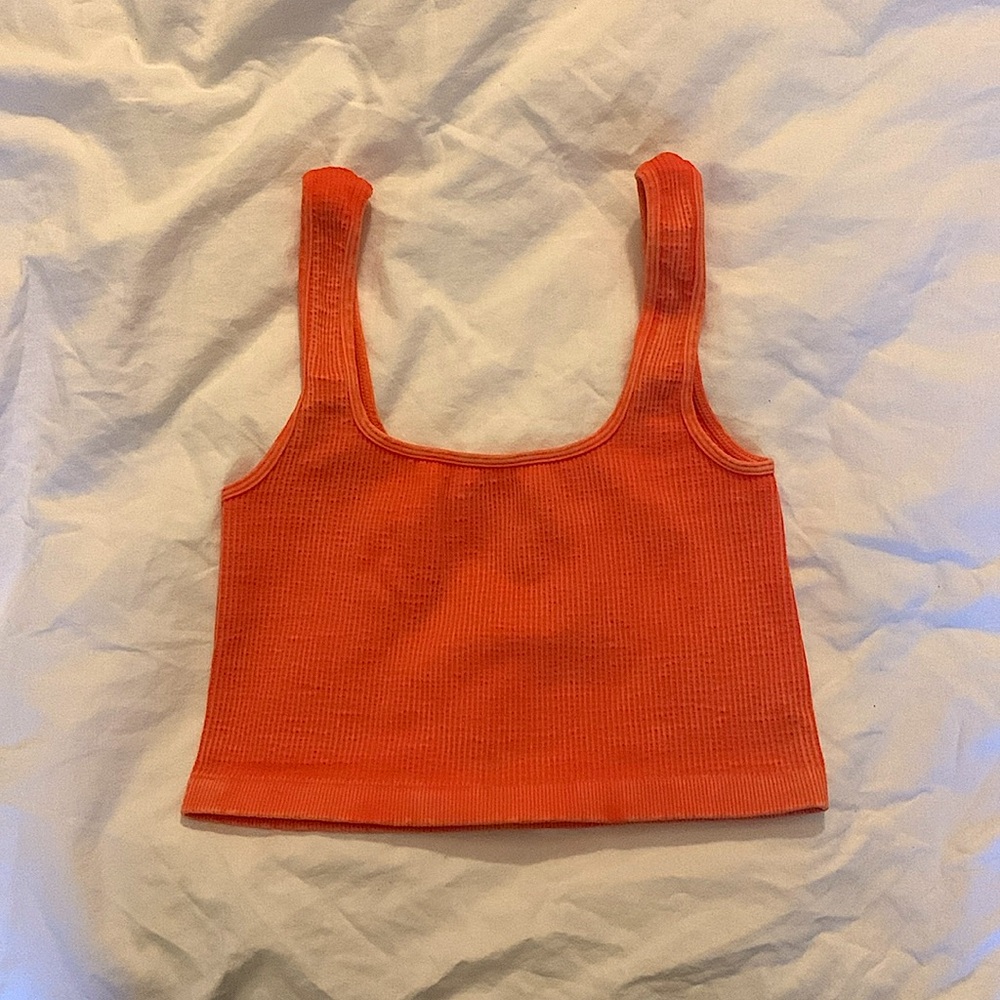 Xs/S Ribbed Free People Crop Top